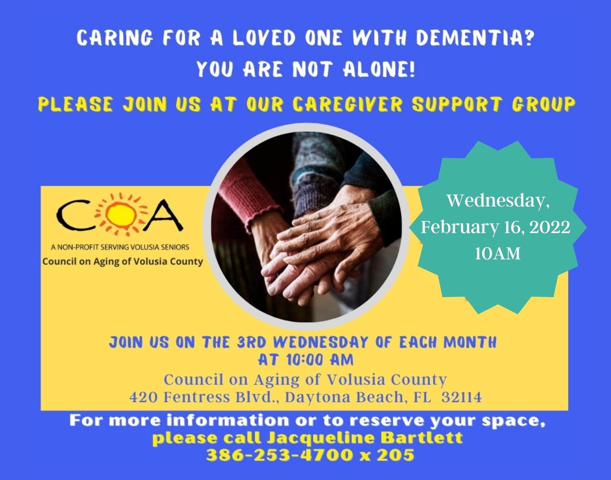 Council on Aging Caregiver Support Group