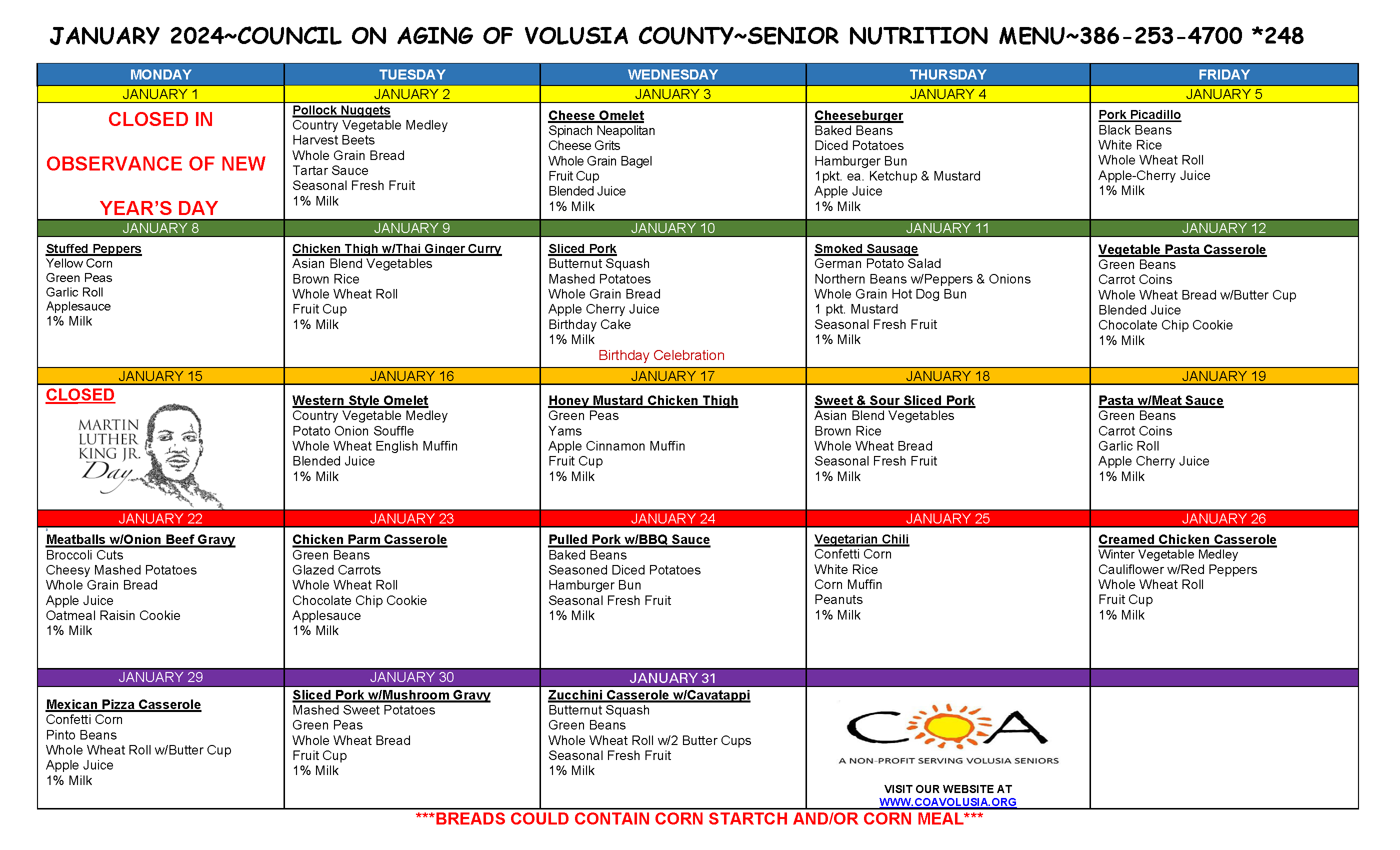 Meal Delivery Program - A to Z Adult Care